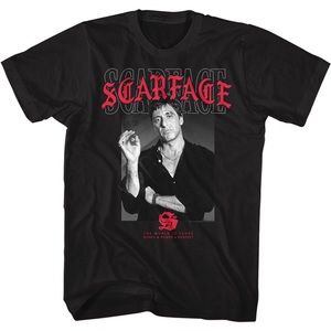 American Classics‎ Scarface Text Layering T-Shirt